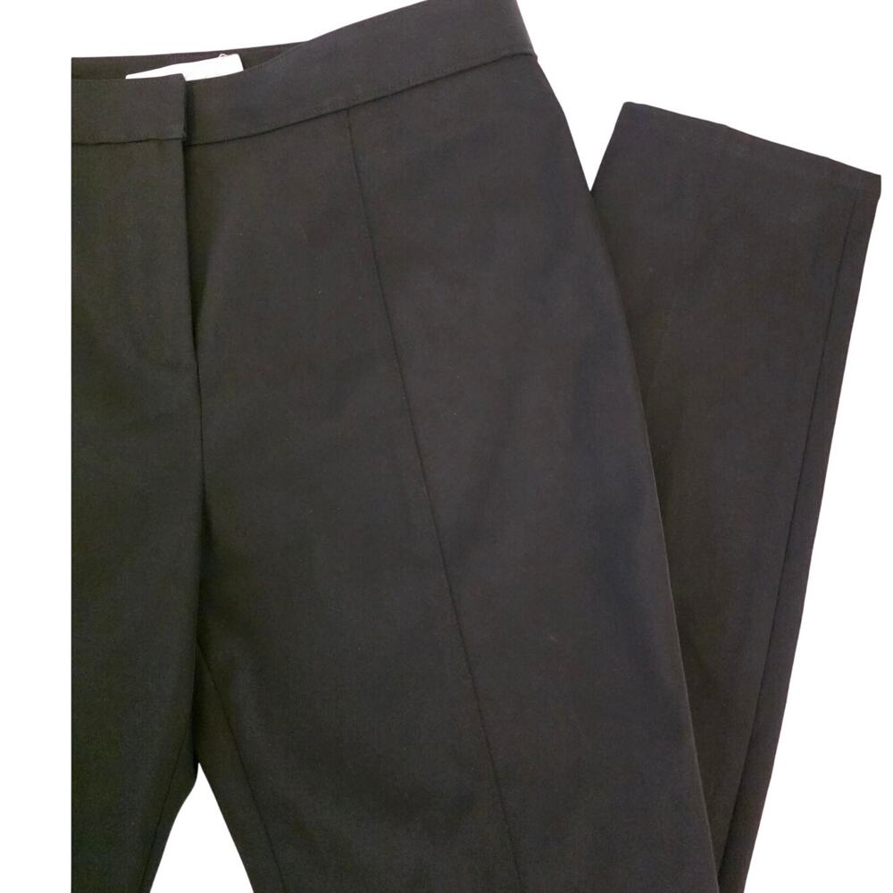 Alexander Wang Black Fitted Casual Dress Triacetate Blend Seamed Flat Pants 10